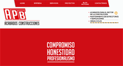 Desktop Screenshot of apbacabadosconstrucciones.com