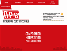 Tablet Screenshot of apbacabadosconstrucciones.com